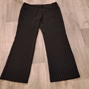 My Michelle Black and White Striped Pants